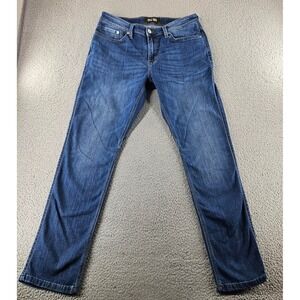 DUER Jeans Means 34x32 Blue L2X Relaxed Taper Performance Denim Stretch